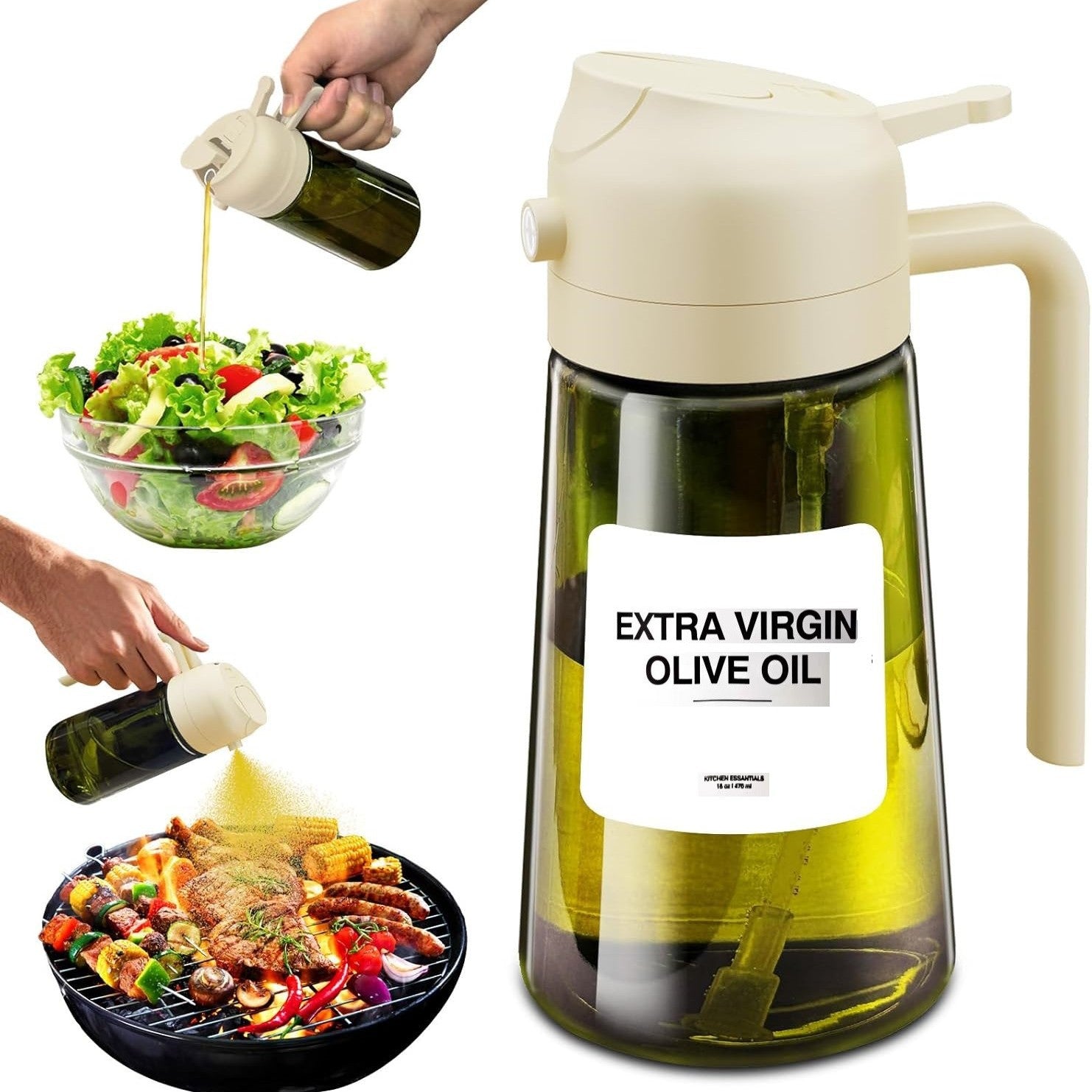 Oil Pot Kitchen Household Oil Spray Bottle